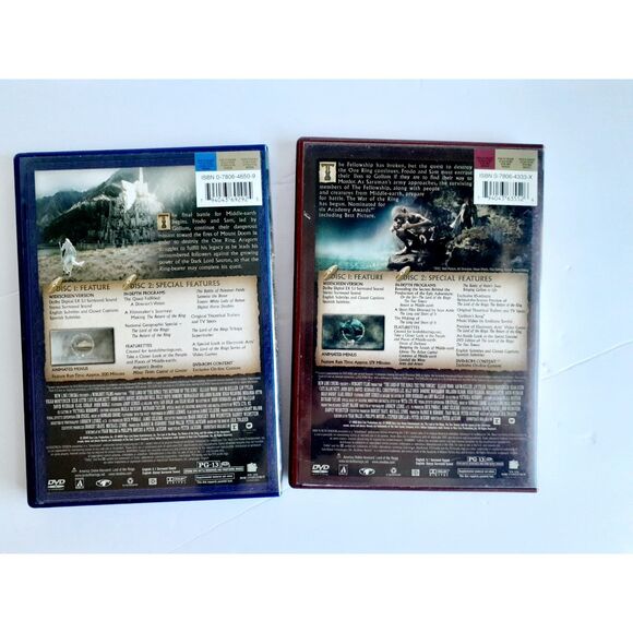 Lord of the Rings The Two Towers The Return of the Kings DVD - Picture 9 of 9